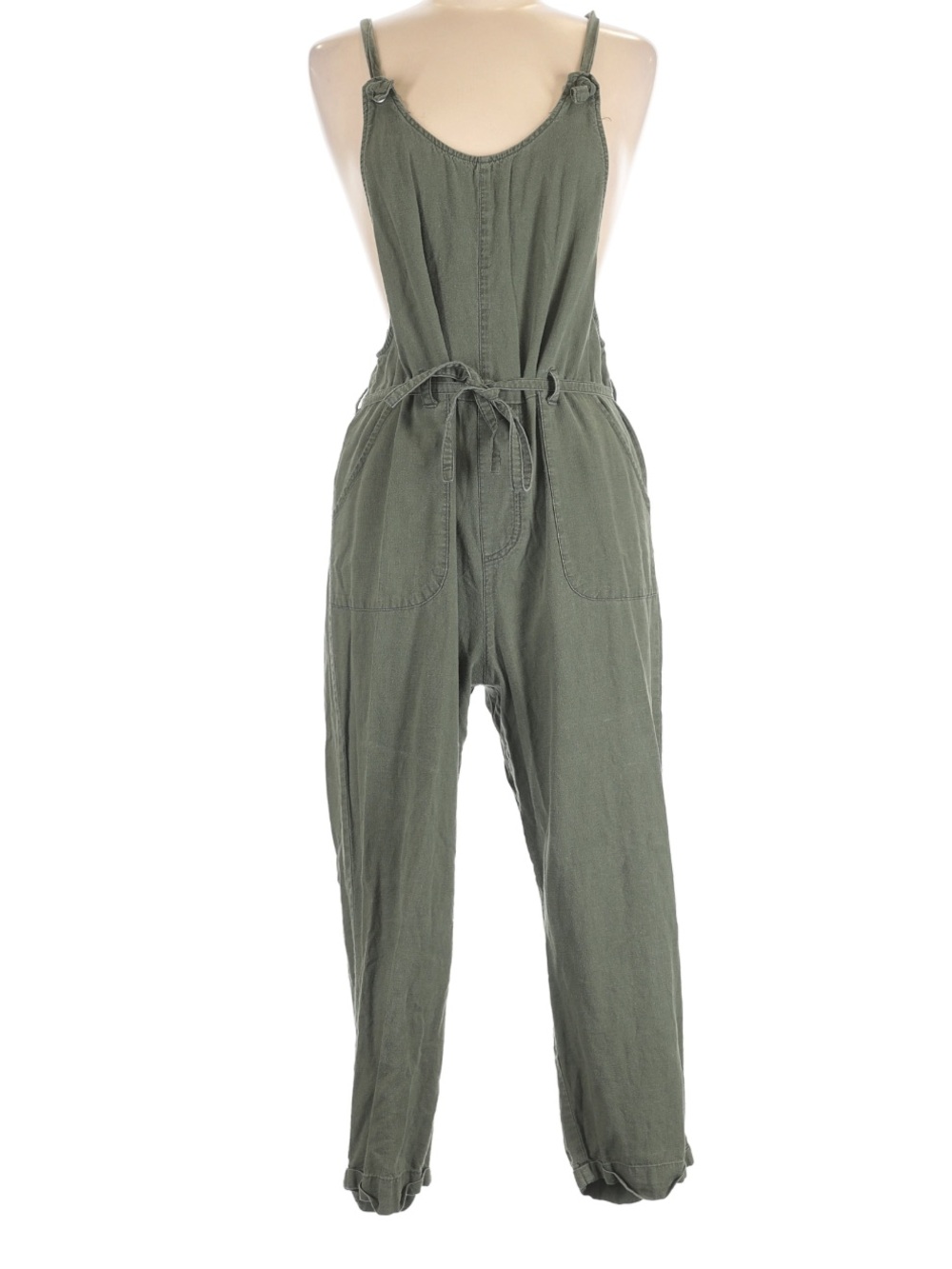 Universal Thread Olive Utility Tie-Waist Jumpsuit